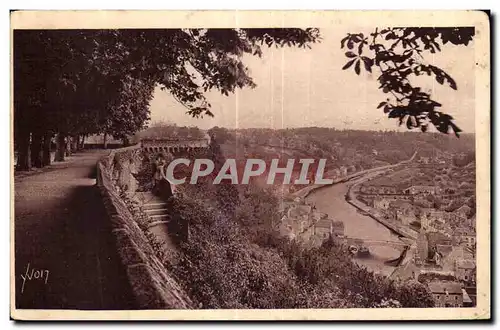 Cartes postales Dinan La Rance vue des Jardins Anglais