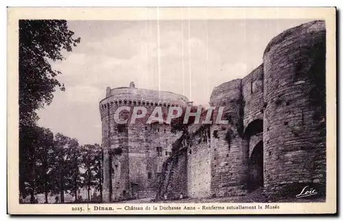 Ansichtskarte AK Dinan Chateau de la Duchess anne Renferme actuellement le Musee