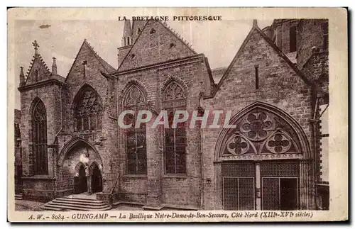 Ansichtskarte AK Guingamp La Basilique Notre Dame de Bon Secours Code Nord