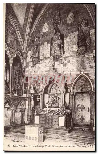 Cartes postales Guingamp La Chapelle de Notre Dame de Bon Secours