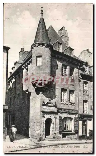 Cartes postales Guingamp Maison du XVI siecle Rue Notre Dame