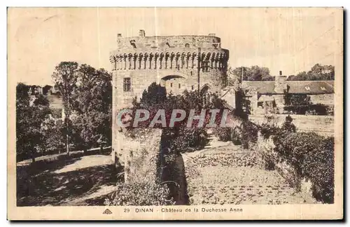 Cartes postales Dinan Chateau de la Duchesse Anne