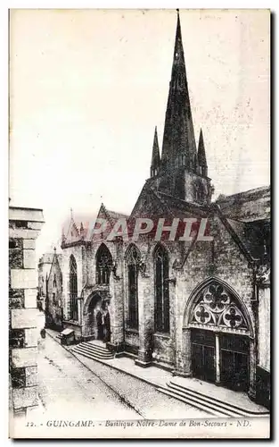 Ansichtskarte AK Guingamp Basilique Notre Dame de Bon Secours