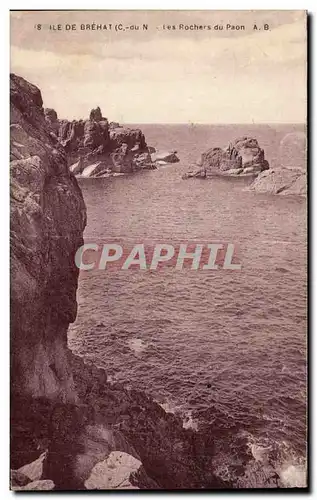 Cartes postales Ile de Brehat Les Rochers du Paon