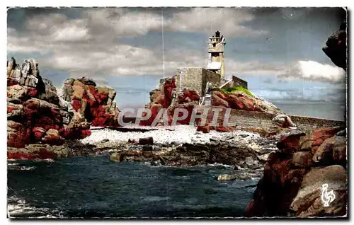 Cartes postales Ile de Brehat Les Rochers et le Phare du Paon