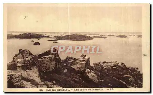 Cartes postales Ile de Brehat Les Ilots De Kerpont