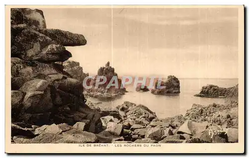 Cartes postales Ile de Brehat Les Rochers Du Paon