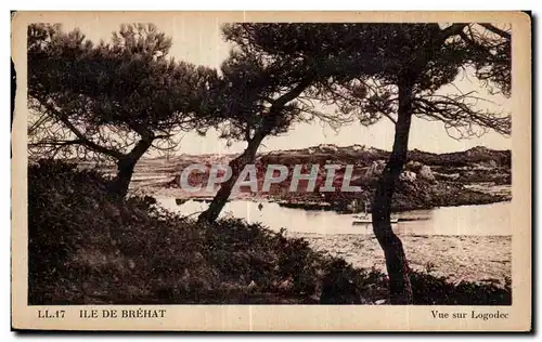 Cartes postales Ile de Brehat Vue sur Logodec