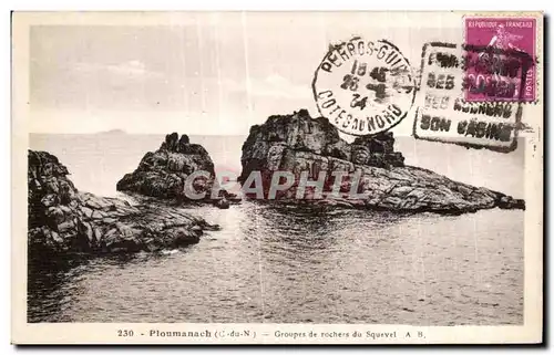 Cartes postales Ploumanac h Groupes de rochers du Squevel