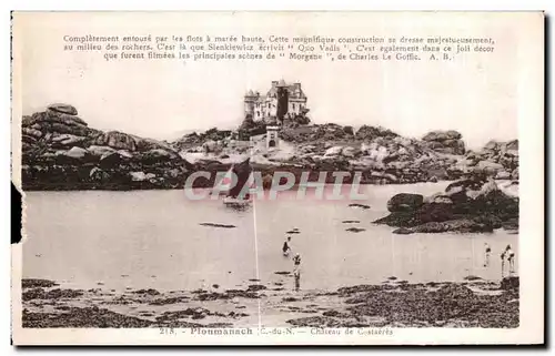 Cartes postales Ploumanac h Chateau de Costaeres