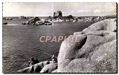 Cartes postales Ploumanac h Chateau de Costaeres vu de la Cale