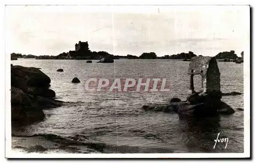 Cartes postales Ploumanac h La Baie interieure et I Oratoire de Saint Guirec