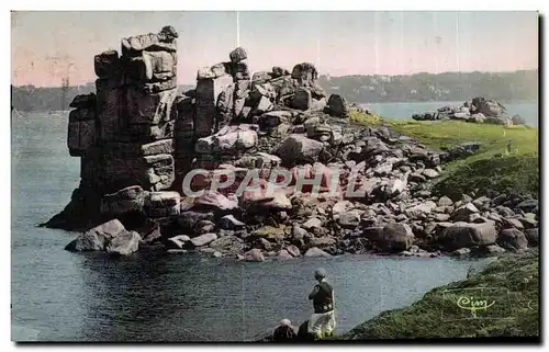 Cartes postales Ploumanac h Le chateau du Diable