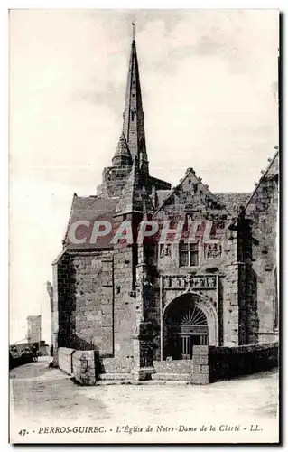 Ansichtskarte AK Perros Guirec L Eglise de Notre Dame de la Clarte