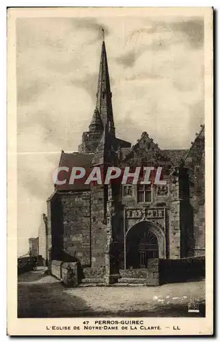 Cartes postales Perros Guirec L Eglise de Notre Dame de la Clarte