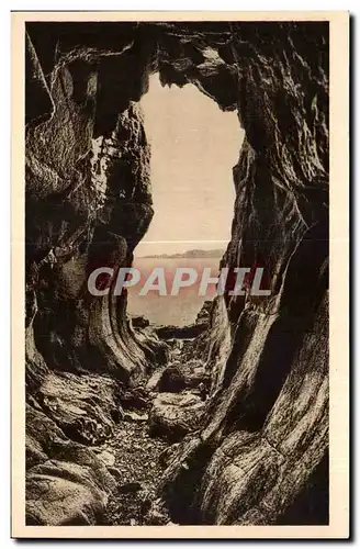 Cartes postales Perros Guirec Grotte de Trestrignel