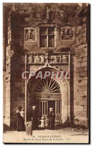 Cartes postales Perros Guirec Eglise de Notre Dame de la Clarte