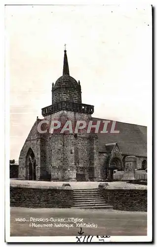 Cartes postales Perros Guirec L Eglise Monument historique