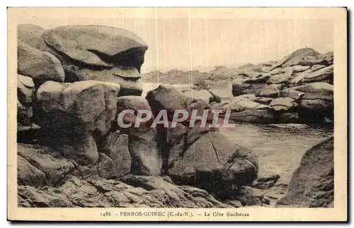 Cartes postales Perros Guirec La Cote Rocheuse