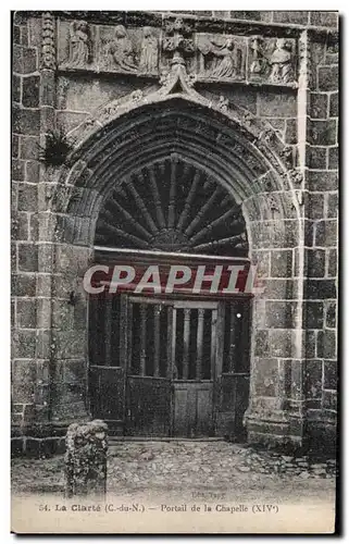 Cartes postales La Clarte Portail de la Chapelle Perros Guirec