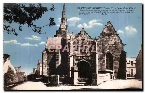 Cartes postales Perros Guirec Eglise de la Clarte L Un des plus beaux joyaux de la Bretagne