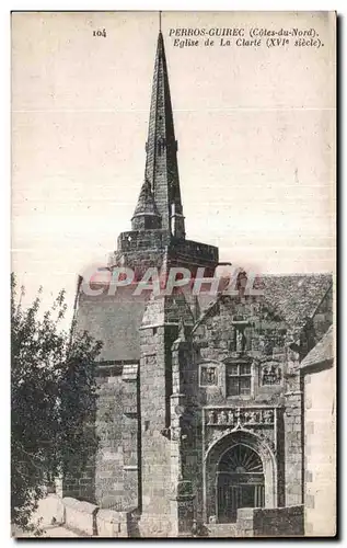 Cartes postales Perros Guirec Cotes du Nord Eglise de la Clarte