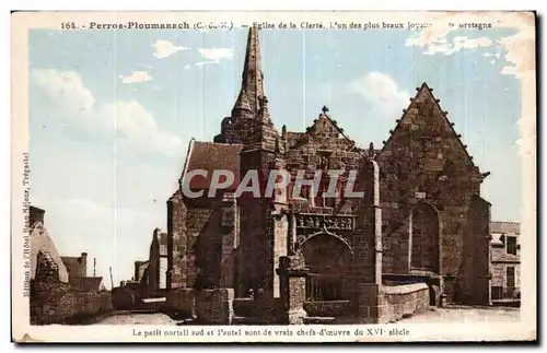 Cartes postales Perros Ploumanac h Eglise de la Clarte