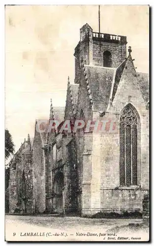 Cartes postales Lamballe Notre Dame face nord