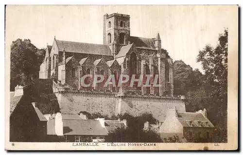 Ansichtskarte AK Lamballe L Eglise Notre Dame