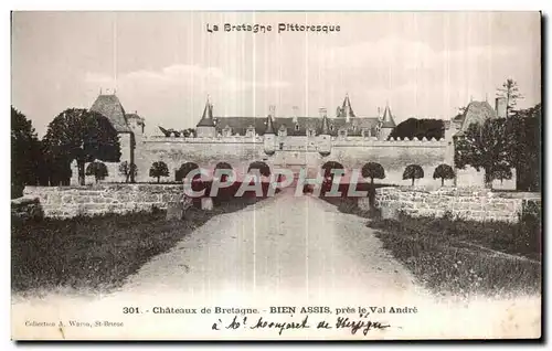 Cartes postales La Bretagne Pittoresque Chateaux de Bretagne Bien assis pres le val Andre