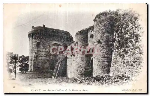 Ansichtskarte AK Dinan Ancien Chateau de la Duchesse anne