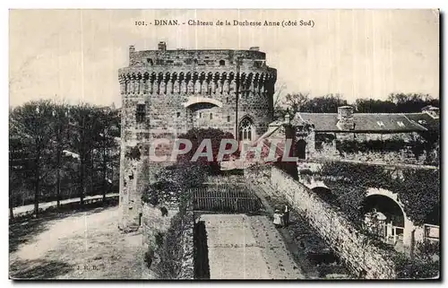 Cartes postales Dinan Chateau de la Duchesse Anne Cote sud