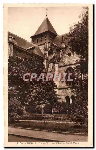 Cartes postales Dinan L Eglise saint Malo