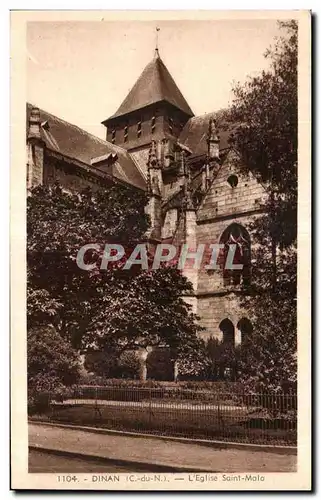 Cartes postales Dinan L Eglise saint Malo