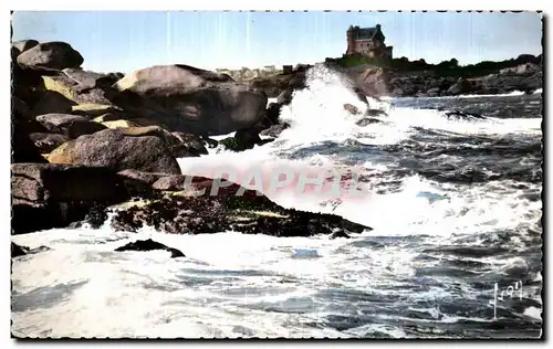 Ansichtskarte AK Ploumanac h en PERROS GUIREC Les rochers du Chateau de Castaeres