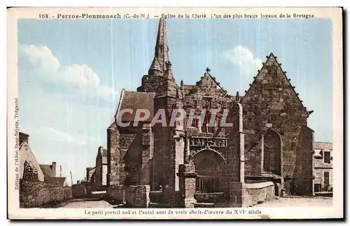 Ansichtskarte AK Perros Ploumanac h Eglise de la Clarte