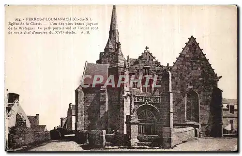 Ansichtskarte AK Perros Ploumanac h Eglise de la Clarte