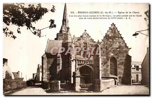 Cartes postales Perros Guirec Eglise de la Clarte