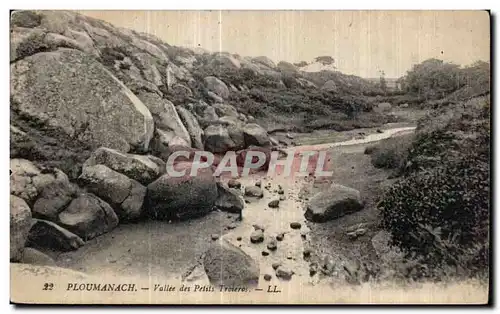 Ansichtskarte AK Ploumanac h Vallee des Petits Troieros