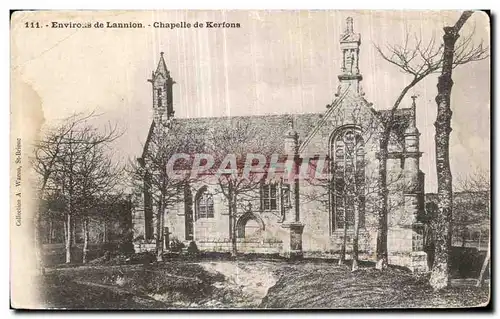 Ansichtskarte AK Environs de Lannion Chapelle de Kerfons