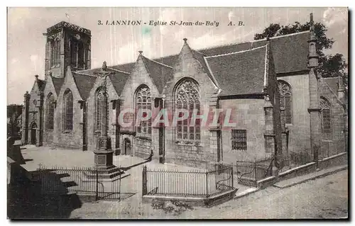 Ansichtskarte AK Lannion Eglise Saint Jean du Baly