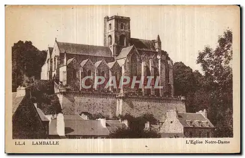 Cartes postales Lamballe L Eglsie Notre Dame