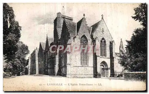 Ansichtskarte AK Lamballe L Eglise Notre Dame