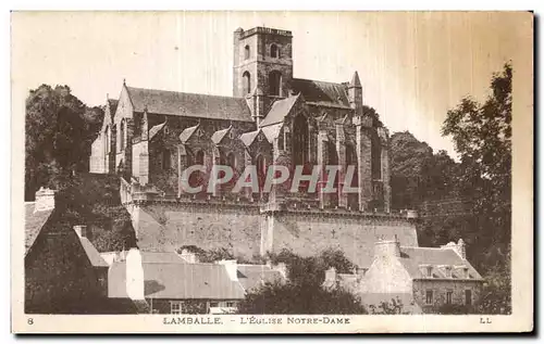 Ansichtskarte AK Lamballe L Eglise Notre Dame