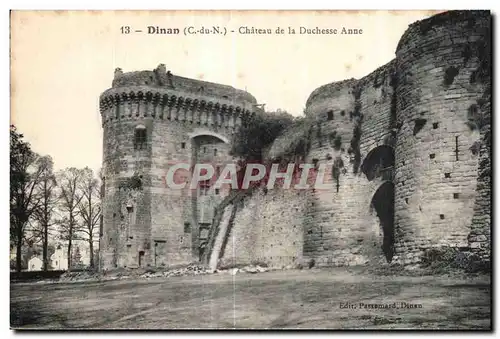 Cartes postales Dinan Chateau de la Duchesse Anne