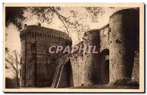 Cartes postales Dinan Chateau de la Duchesse Anne et la Fausse Porte