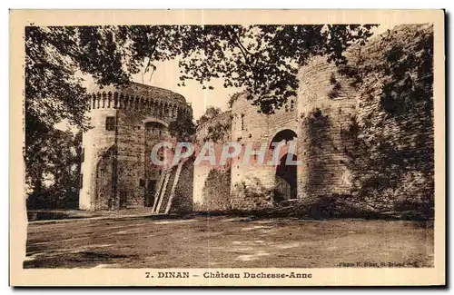 Cartes postales Dinan Chateau de la Duchesse Anne