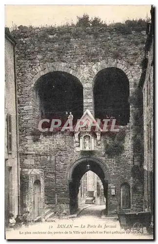 Cartes postales Dinan Le Chateau Porte du Jersual