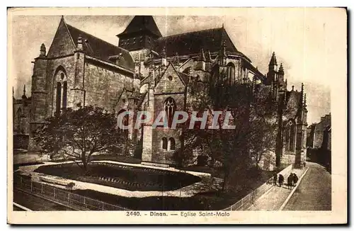 Cartes postales Dinan Eglise Saint Malo