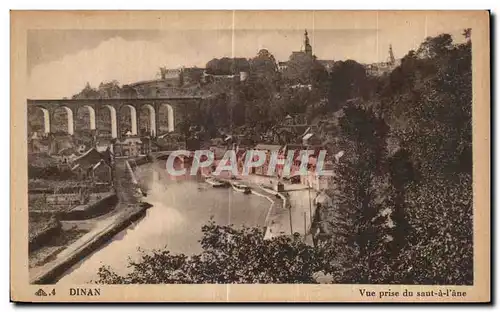 Cartes postales Dinan Vue Prise du saut a l ane